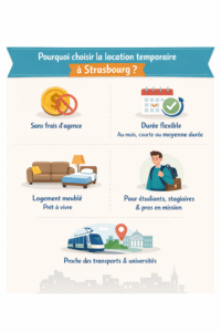 Pourquoi choisir la location temporaire à Strasbourg