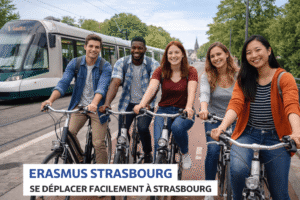 Erasmus Strasbourg : se déplacer facilement en tram, bus et vélo